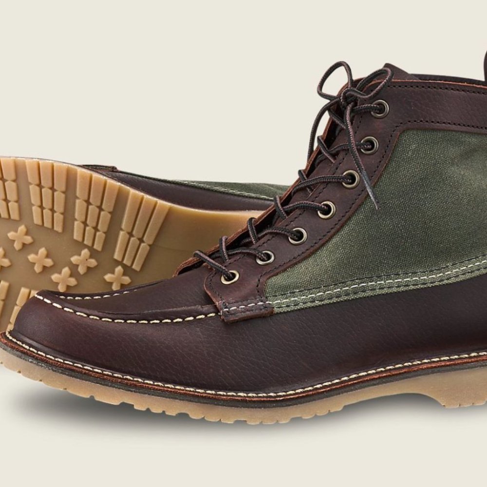 Camp Moc Briar Oil-Slick Leather #3336